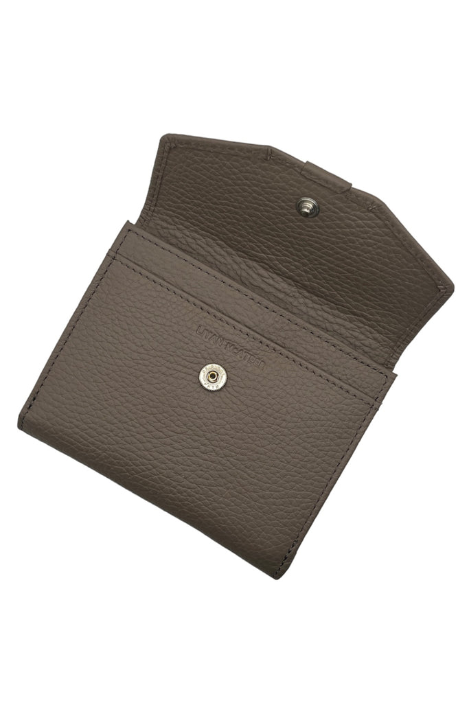 taupe athena wallet popped open